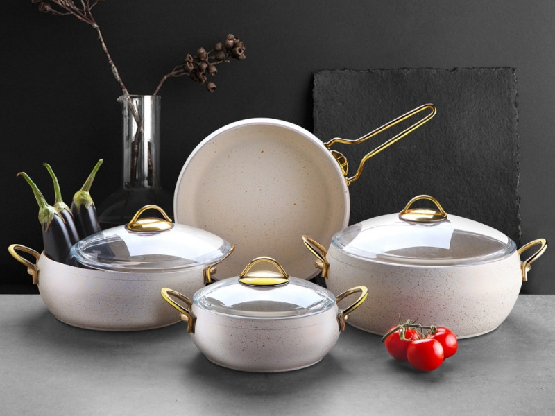 Granit Tencere Setleri ve Lavonni'nin Valeria Ezme, Güveç ve Ezme Serisi
