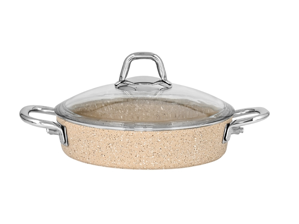 Basik Tencere Metal Sapli - Kapuçino