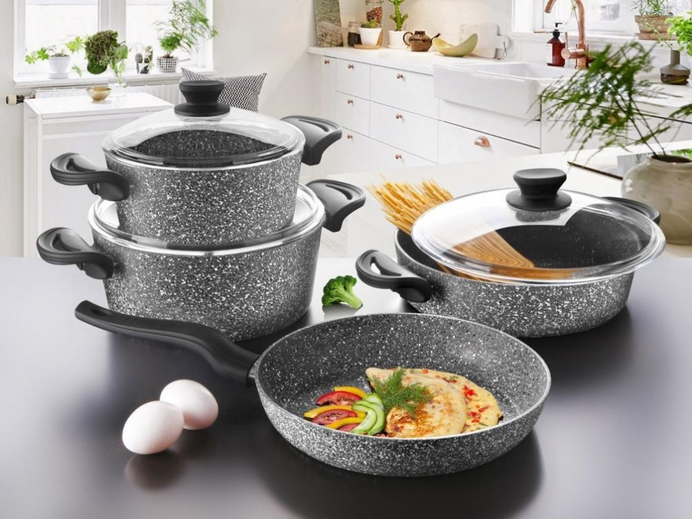 Eco Diez Ezme Serisi 7 Prç Bakalit Saplı Set - Gri