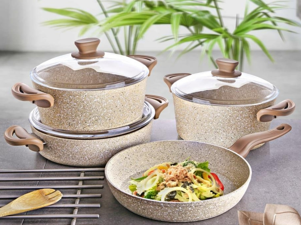 Eco Diez Ezme Serisi 7 Prç Bakalit Saplı Set - Kapuçino