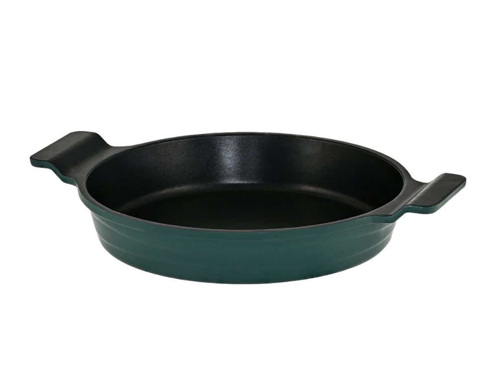 Elexus Serisi Döküm Sahan - Yeşil 20 cm